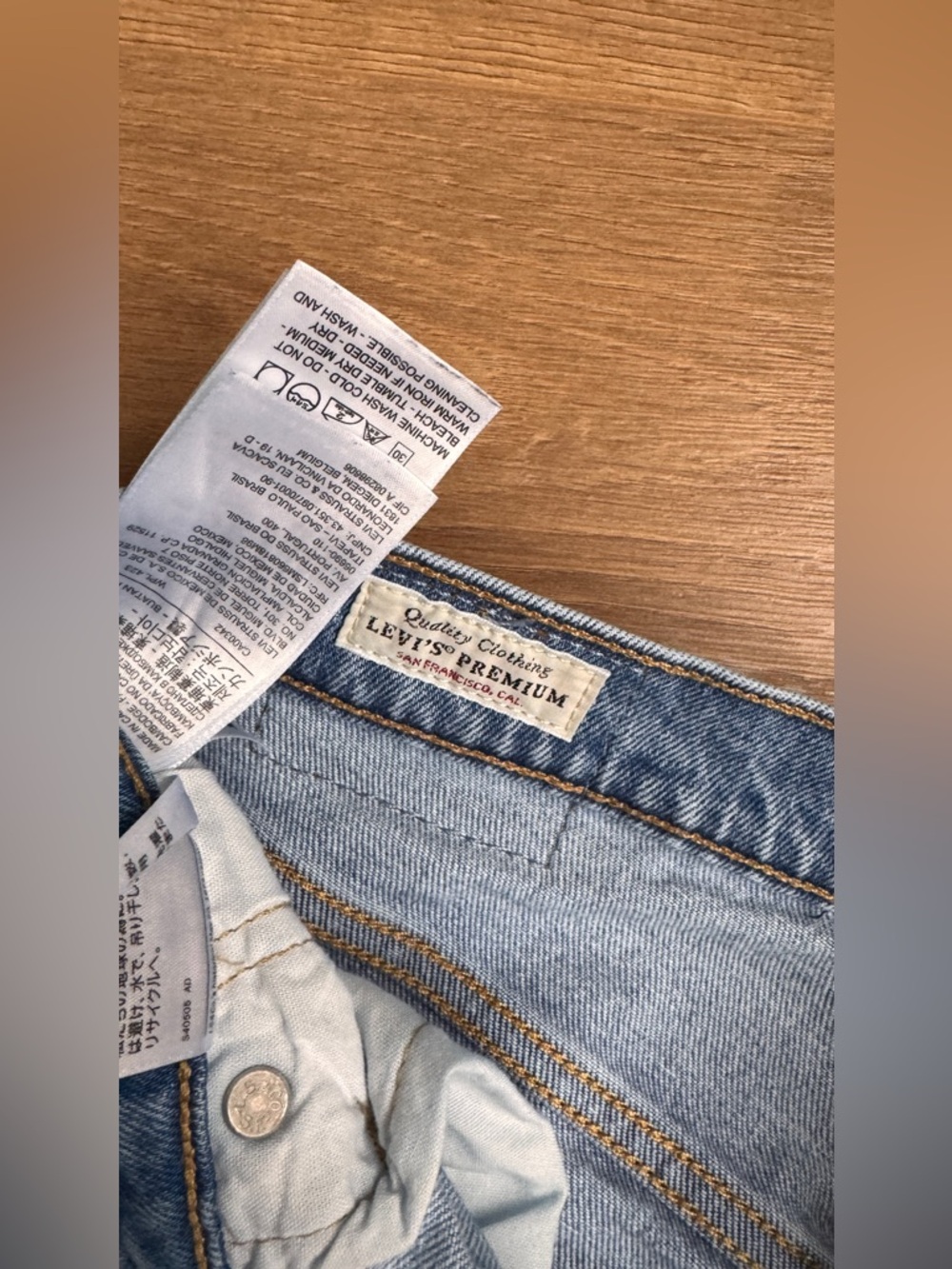Light Blue Slim Fit Levi’s  Jeans - Picture 2 of 4